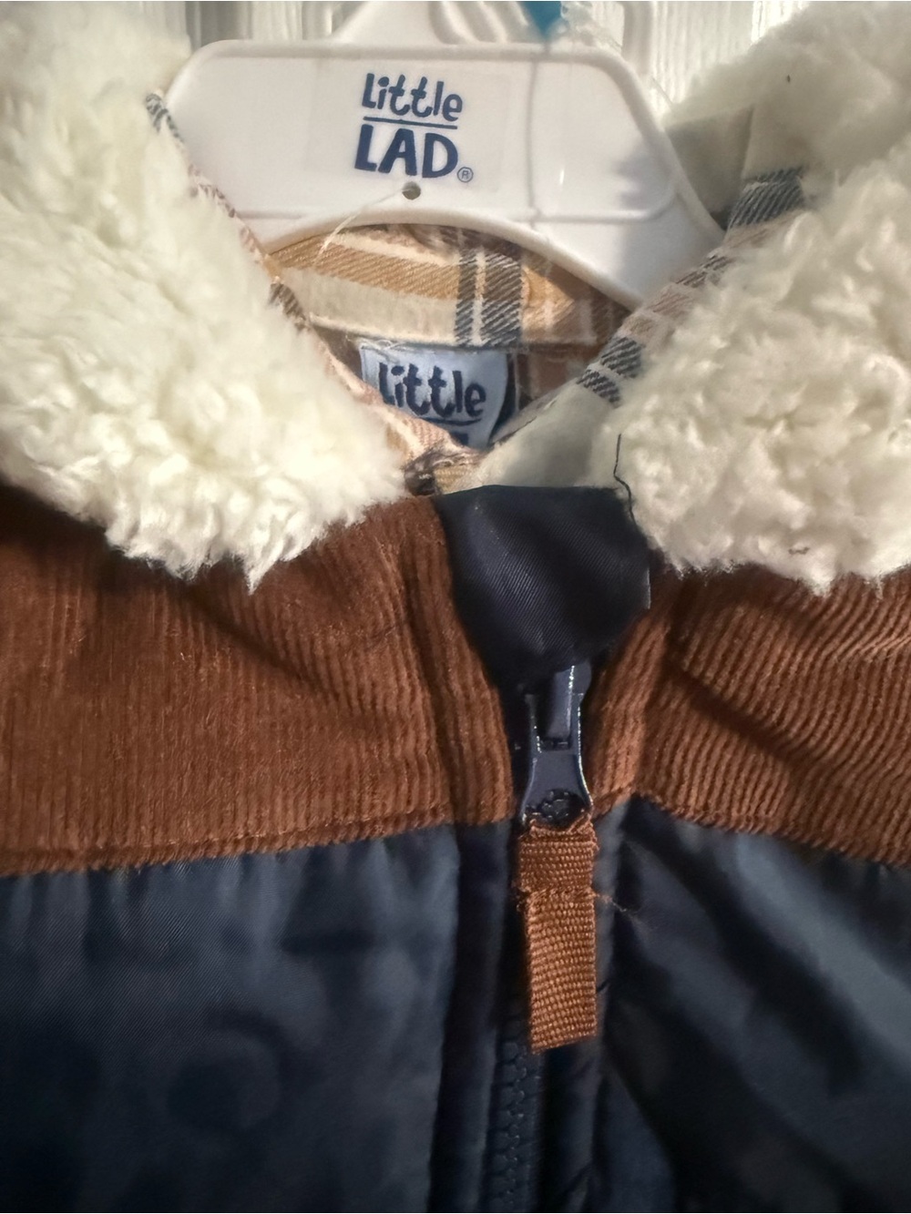 Toddler Navy and Brown 3-Piece Matching Set by Little Lad - Picture 4 of 11
